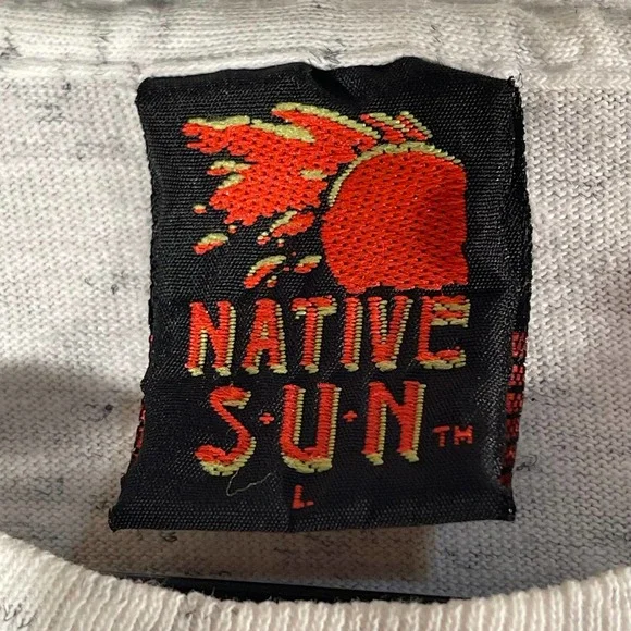Vintage Native Sun Ocracoke Island North Carolina Awesome Cat Shirt Large L USA - Picture 7 of 11
